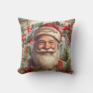 Retro Kerstman Kussen