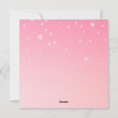 Retro Kerstman Vrolijk Kerstfeest in het roze Feestdagenkaart (Achterkant)