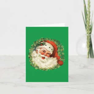 Retro kerstmis en gelukkig nieuwjaar kaart
