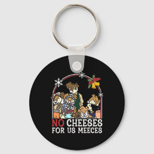Retro Kerstmis Geen Kaas 90s Voor Amerikaanse Muzi Sleutelhanger