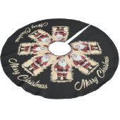 Retro Kerstmis Kerstboom Rok (Gekanteld)