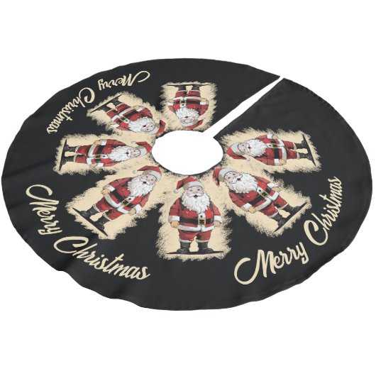 Retro Kerstmis Kerstboom Rok (Gekanteld)