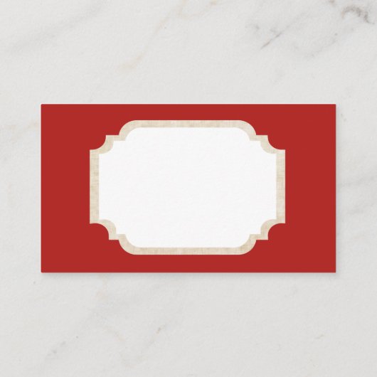 Retro Kerstmis -  kerstkaart - visitekaartje (Achterkant)