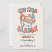 Retro Kerstmis Kerstman Verjaardag Kaart (Voorkant)