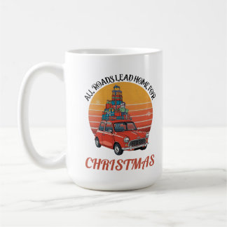 Retro Kerstmis Koffiemok