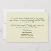 Retro Kerstmis | Makelaarsmarketing gepersonalisee Bedankkaart (Achterkant)