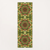 Retro Kerstmis Mandala Yogamat (Voorkant)