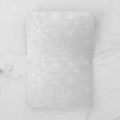 Retro kerstmis omhoog feestdagen kaart (Binnen)