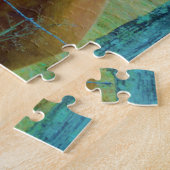 retro Kerstmis Paard Legpuzzel (Zijkant)
