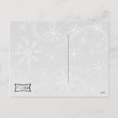 Retro Kerstmis Pinup Feestdagenkaart (Achterkant)