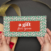 RETRO KERSTMIS RODE BESSEN GROENE BLADEREN SPECIAA