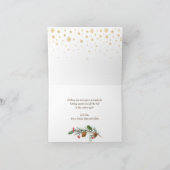 Retro Kerstmis Rustic 2 PHOTO Greep Feestdagen Kaart (Binnen)