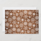 Retro Kerstmis Rustic 3 PHOTO Greep Feestdagenkaart (Achterkant)