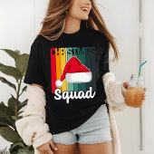 Retro Kerstmis — Santa Hat Festive Tri-Blend Shirt