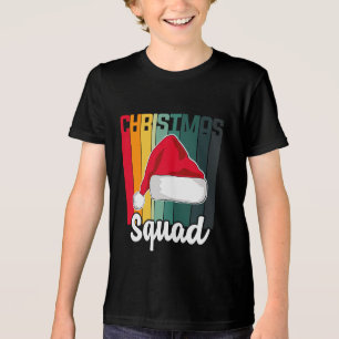 Retro Kerstmis — Santa Hat Festive Tri-Blend Shirt