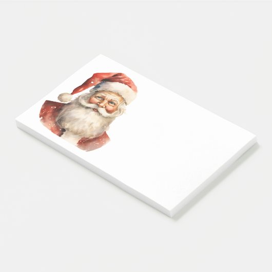 Retro Kerstmis Sinterklaas Post-it® Notes (Schuin)
