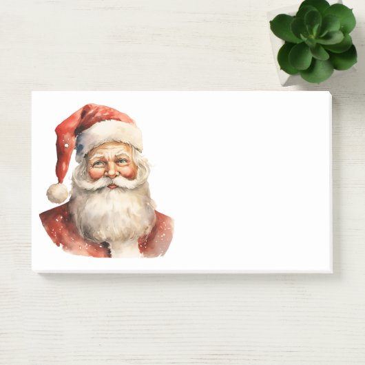 Retro Kerstmis Sinterklaas Post-it® Notes (Kantoor)