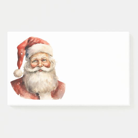 Retro Kerstmis Sinterklaas Post-it® Notes (Voorkant)
