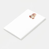 Retro Kerstmis Sinterklaas Post-it® Notes (Schuin)