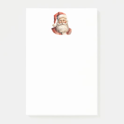 Retro Kerstmis Sinterklaas Post-it® Notes (Voorkant)