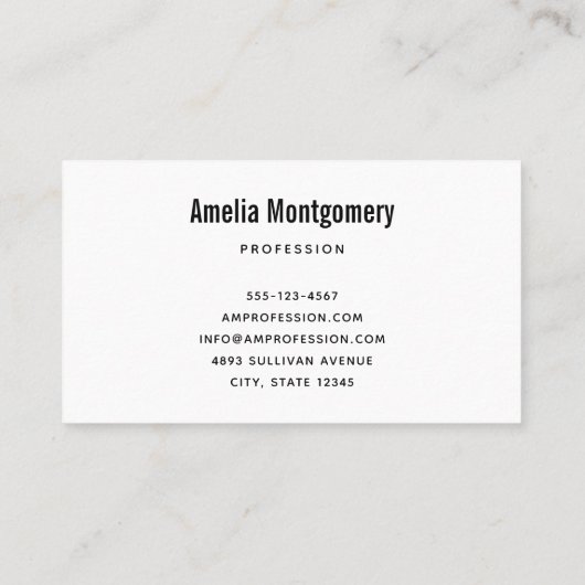 Retro Kerstmis Sinterklaas Visitekaartje (Achterkant)