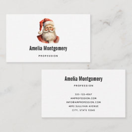 Retro Kerstmis Sinterklaas Visitekaartje