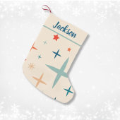 Retro Kerstmis Sparkle Custom Kleine Kerstsok