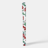 Retro Kerstmis, Stout of Braaf Rode Groene Letters Case-Mate iPhone Case (Achterkant / Links)