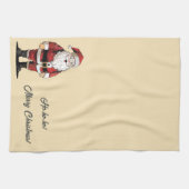 Retro Kerstmis Theedoek (Horizontaal)