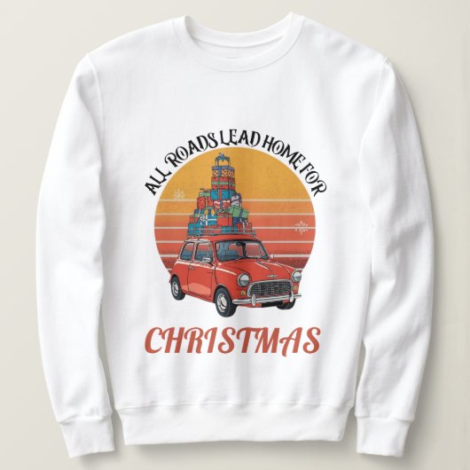 Retro Kerstmis Trui (Design voorkant)