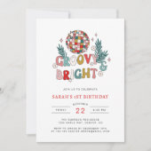 Retro Kerstmis Verjaardag Kaart (Voorkant)