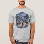 Retro Kerstmis Winterdorp Sweatshirt ,90s (Voorkant)