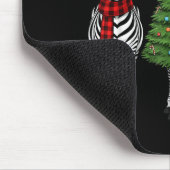 Retro Kerstmis Zebra Kerstman Rendier Safari Dier Muismat (Hoek)
