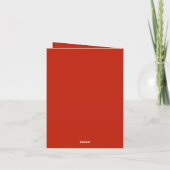 Retro Kerstmisscène, Boom, Geschenken, Kaart (Achterkant)