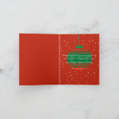 Retro Kerstmisscène, Boom, Geschenken, Kaart (Binnen)