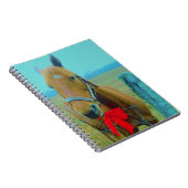 retro kerstpaard notitieboek (Rechterzijde)