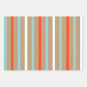 Retro Kerstpakketten Inpakpapier Set Vel (Voorkant 3)