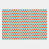 Retro kerstpakketten Reeks ompakken papierset Inpakpapier Vel (Voorkant 2)