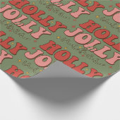 Retro-kerstpapier Cadeaupapier (Hoek)