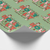 Retro-kerstpapier Cadeaupapier (Hoek)