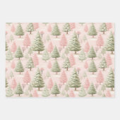 Retro-kerstpapier Inpakpapier Vel (Voorkant 3)