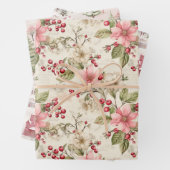 Retro-kerstpapier Inpakpapier Vel (In situ)