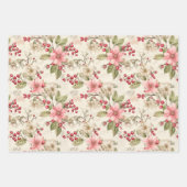 Retro-kerstpapier Inpakpapier Vel (Voorkant)