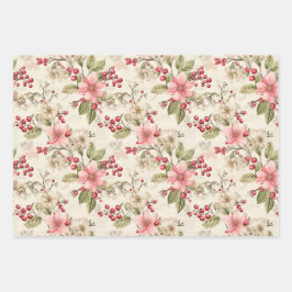 Retro-kerstpapier Inpakpapier Vel