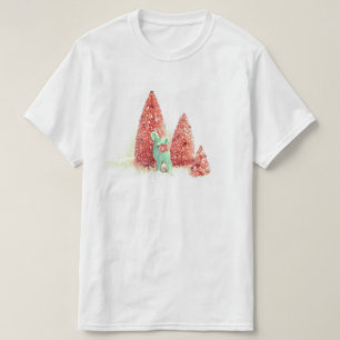 Retro kerstpas t-shirt