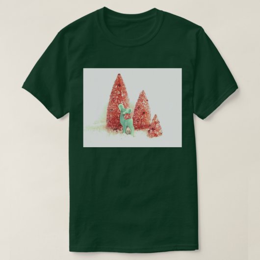 Retro kerstpas t-shirt (Design voorkant)