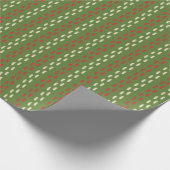 Retro kerstpatronen cadeaupapier (Hoek)