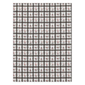 Retro kerstpatroon tafelkleed (Voorkant)