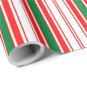 Retro Kerstpatroon Vrolijke Kerstvakantie Cadeaupapier (Rol Hoek)