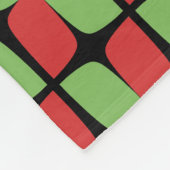 Retro-kerstpatroonvleece Fleece Deken (Hoek)